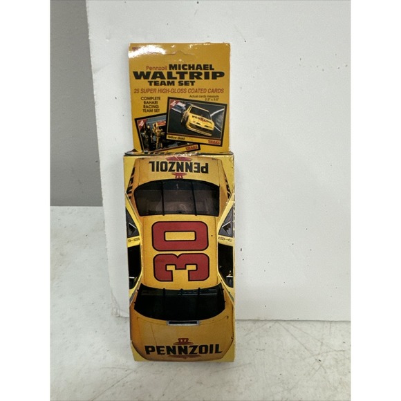 1992 TRAKS Racing Cards Pennzoil Michael Waltrip Team Set of 25 Cards - Picture 4 of 6